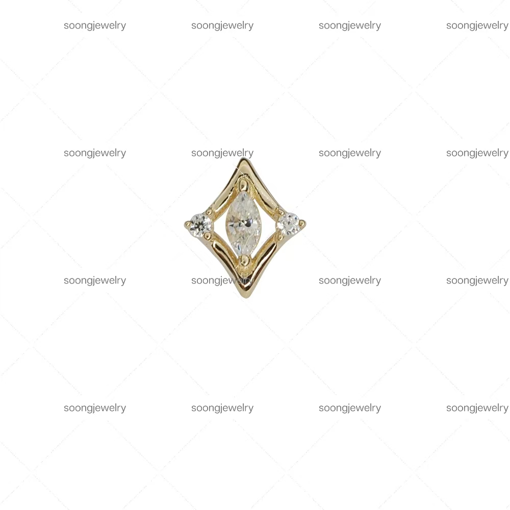 Rhombus Geometric Series Earrings - Customizable