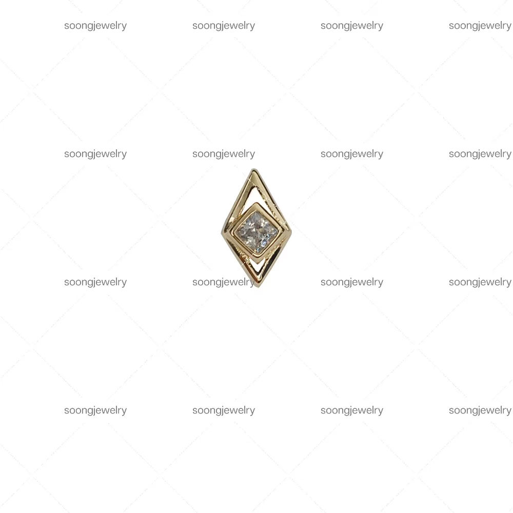 Rhombus Geometric Series Earrings - Customizable