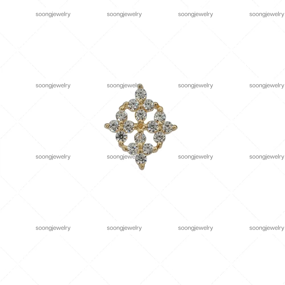 Japanese-style agete pattern lace pattern series earrings - customizable