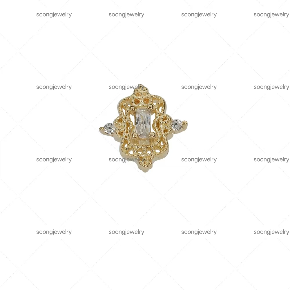 Japanese-style agete pattern lace pattern series earrings - customizable
