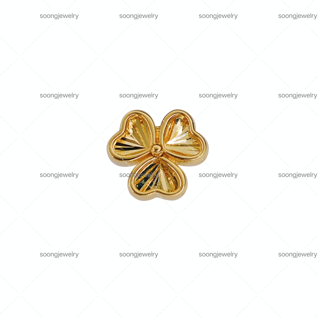 Triflora Fourleaf Clover Series Earrings - Customizable