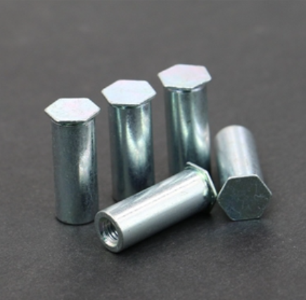 Pressed-in stud nut