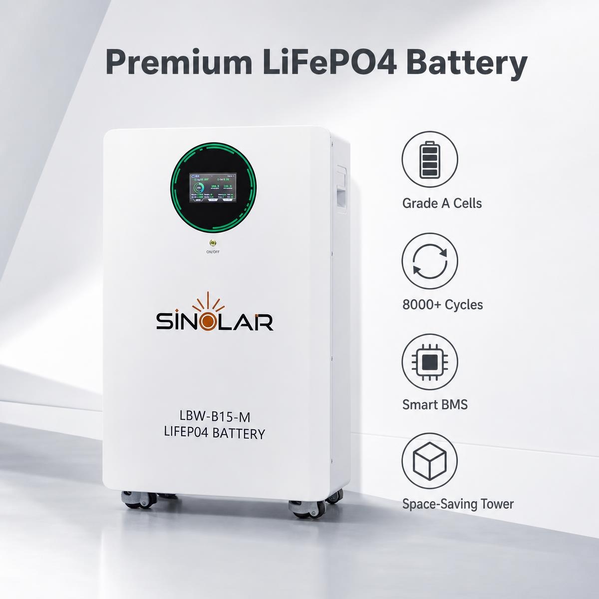 15KWH Lithium Battery LBW-B15-M