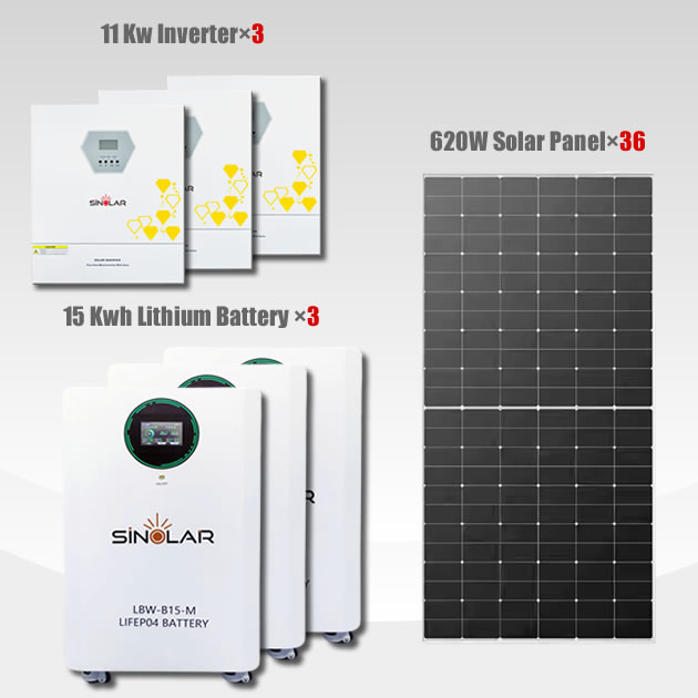 Sinolar Home Use Solar Energy Storage System (15kWh - 45kWh)