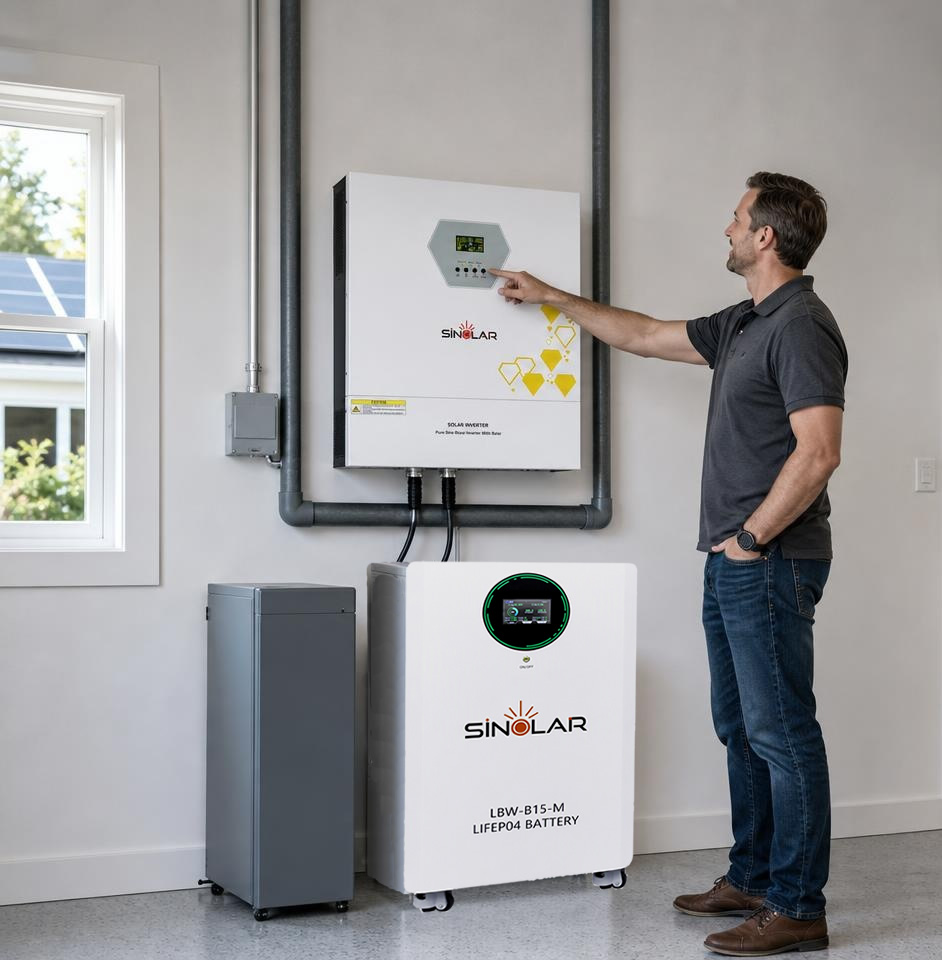 Sinolar SOLAR 11kva 48v Hybrid Inverter With Inbuilt 15000W Mppt Controller